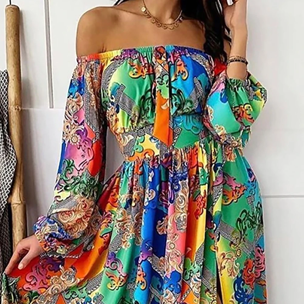 Frauen Weg Schulter Langarm Floral Print Saum Party Bankett Maxi Kleid strand Kleid Frauen Boho lange Kleid Vintage
Frauen Weg Schulter Langarm Floral Print Saum Party Bankett Maxi Kleid strand Kleid Frauen Boho lange Kleid Vintage