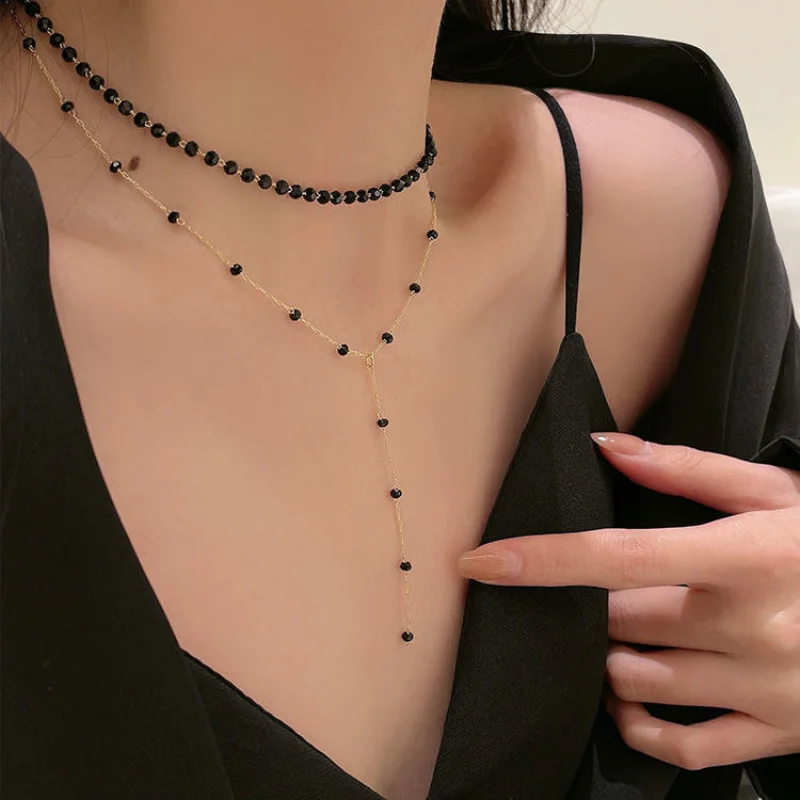 Korean New sSweater Chain Temperament Necklace Neck Chain Cold Wind Double Layer Overlapping Necklace
Korean New sSweater Chain Temperament Necklace Neck Chain Cold Wind Double Layer Overlapping Necklace