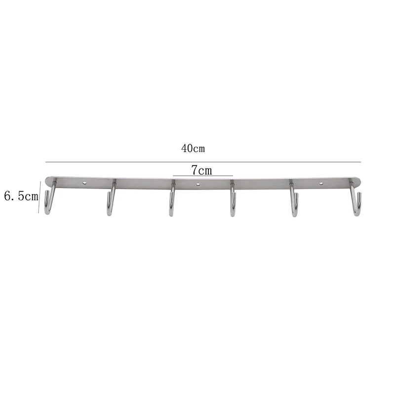 Seamless Row Hooks Non-porous Bathroom Kitchen Supplies Stainless Steel Wall Hanging Clothes Hooks Hanging Clothes Hook
Seamless Row Hooks Non-porous Bathroom Kitchen Supplies Stainless Steel Wall Hanging Clothes Hooks Hanging Clothes Hook