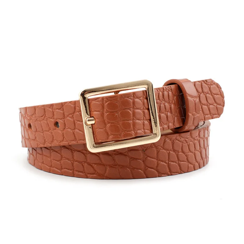 New Crocodile Pattern Belt Women's Fashion Wild Decoration Ladies Square Buckle Jeans Dress Belt
New Crocodile Pattern Belt Women's Fashion Wild Decoration Ladies Square Buckle Jeans Dress Belt