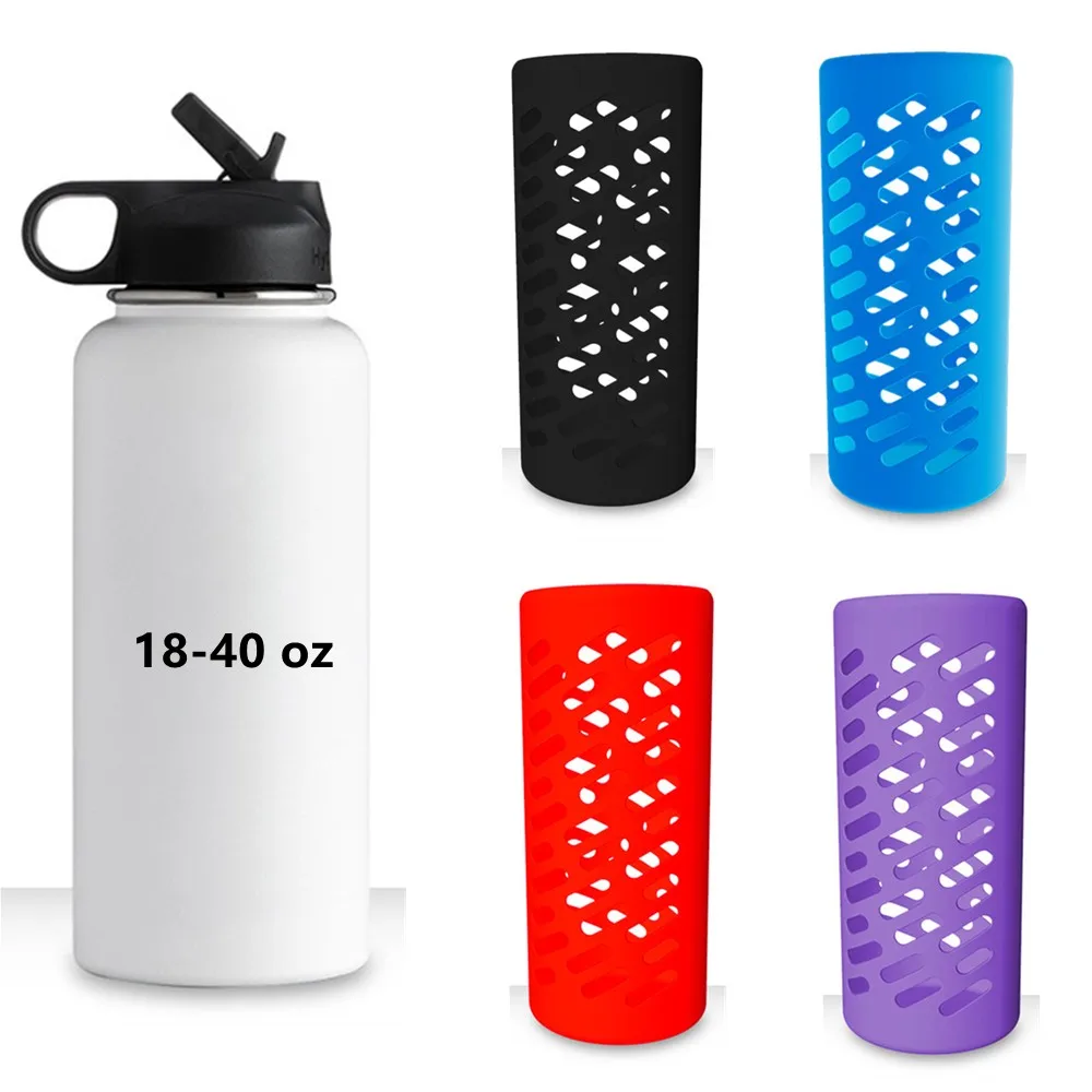 Slip-proof Silicone Boots Cover For Hydro Flask Water Bottle 18 32 40oz Water Cup Lid Sleeves For Outdoor Camping Hiking Picnic
Slip-proof Silicone Boots Cover For Hydro Flask Water Bottle 18 32 40oz Water Cup Lid Sleeves For Outdoor Camping Hiking Picnic