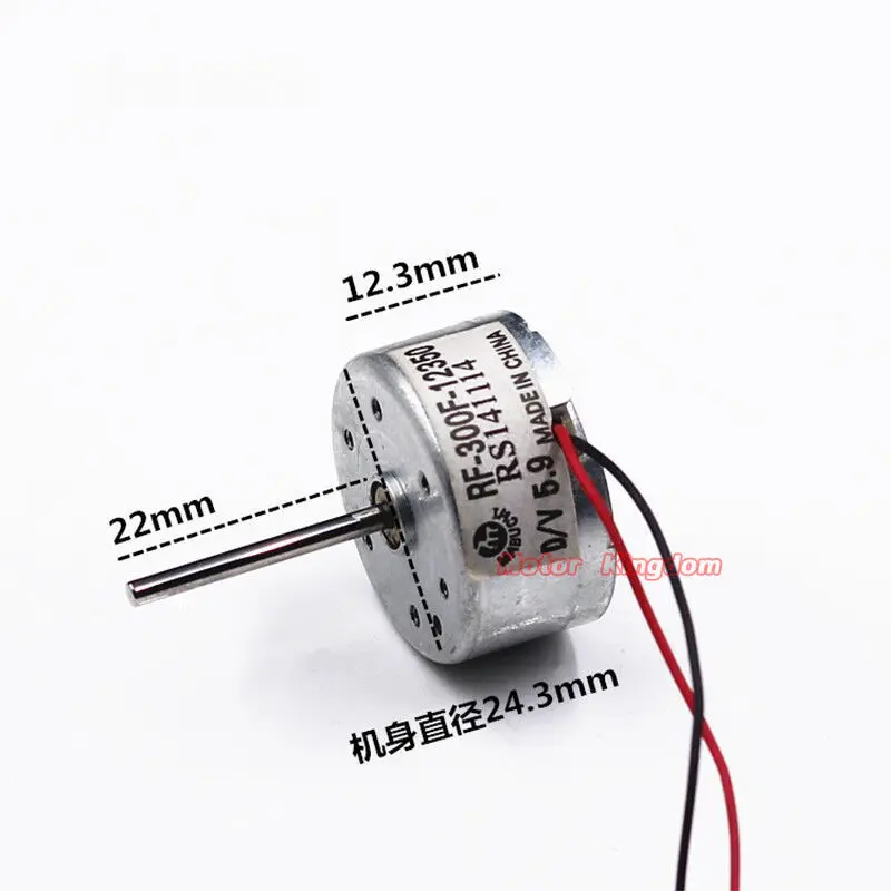 MABUCHI RF 300F 12350 DC 3 V 6 4500 об/мин D/V 5 9 микро шпиндель солнечной энергии Двигатель 22 мм