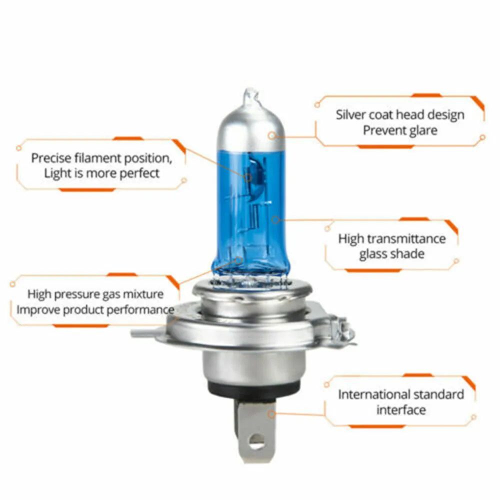 4pcs/set Car Xenon Lights Hid Super White Effect Look Headlights Bulbs 12V 100W 6000K H7 Lamps Auto Replacement Accessories
4pcs/set Car Xenon Lights Hid Super White Effect Look Headlights Bulbs 12V 100W 6000K H7 Lamps Auto Replacement Accessories