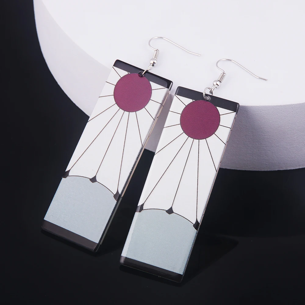 Anime Demon Slayer Tanjirou Earrings Kimetsu no Yaiba Double Sided Acrylic Drop Earring For Women 1:1 lightweigh Cosplay Jewelry
Anime Demon Slayer Tanjirou Earrings Kimetsu no Yaiba Double Sided Acrylic Drop Earring For Women 1:1 lightweigh Cosplay Jewelry