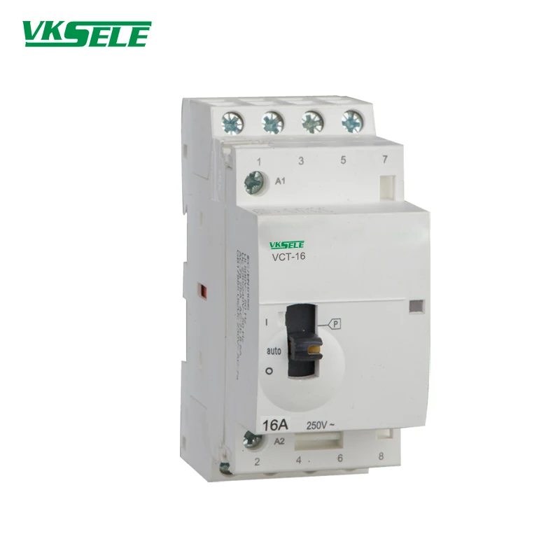4 pole 16 amp BCH8 VCT-16 4NO 4NC 2NO2NC Manual type VCT Series Household contactor
4 pole 16 amp BCH8 VCT-16 4NO 4NC 2NO2NC Manual type VCT Series Household contactor