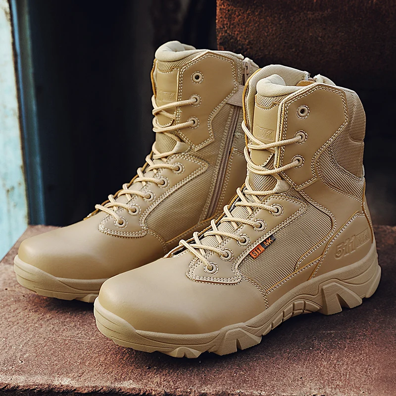 Big Size 47 Army Work Shoes Men Special Force Tactical Combat Desert Boots Outdoor Mid-Calf Botas Waterproof Men Military Boots
Big Size 47 Army Work Shoes Men Special Force Tactical Combat Desert Boots Outdoor Mid-Calf Botas Waterproof Men Military Boots