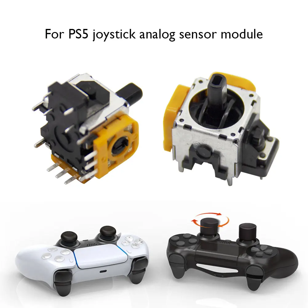 1 пара 3D аналоговый модуль датчик джойстика для Sony Play Station 5 PS5 Controller запасная часть