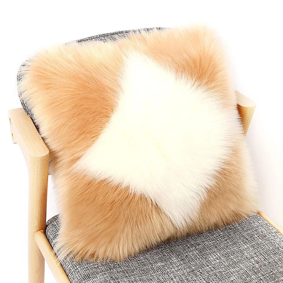 40x40cm New Splicing Imitation Wool Cushion Soft Non-lint Plush Shaggy Cushion Case For Sofa Decor Or With Core Pillow Cover
40x40cm New Splicing Imitation Wool Cushion Soft Non-lint Plush Shaggy Cushion Case For Sofa Decor Or With Core Pillow Cover