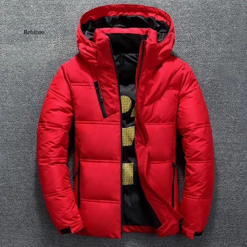 Winter Warm Men Jacket Coat Casual Autumn Stand Collar Puffer Thick Hat White Duck Parka Male Men's Winter Cotton Jacket With Ho
Winter Warm Men Jacket Coat Casual Autumn Stand Collar Puffer Thick Hat White Duck Parka Male Men's Winter Cotton Jacket With Ho