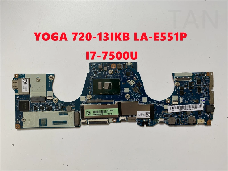 Материнская плата для ноутбука Модель lenovo YOGA 720 13IKB со стандартным центральным