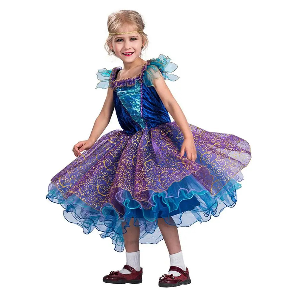 Kids Girls Purple Star Princess Peafowls Dress Halloween Carnival dress stage performance costume
Kids Girls Purple Star Princess Peafowls Dress Halloween Carnival dress stage performance costume