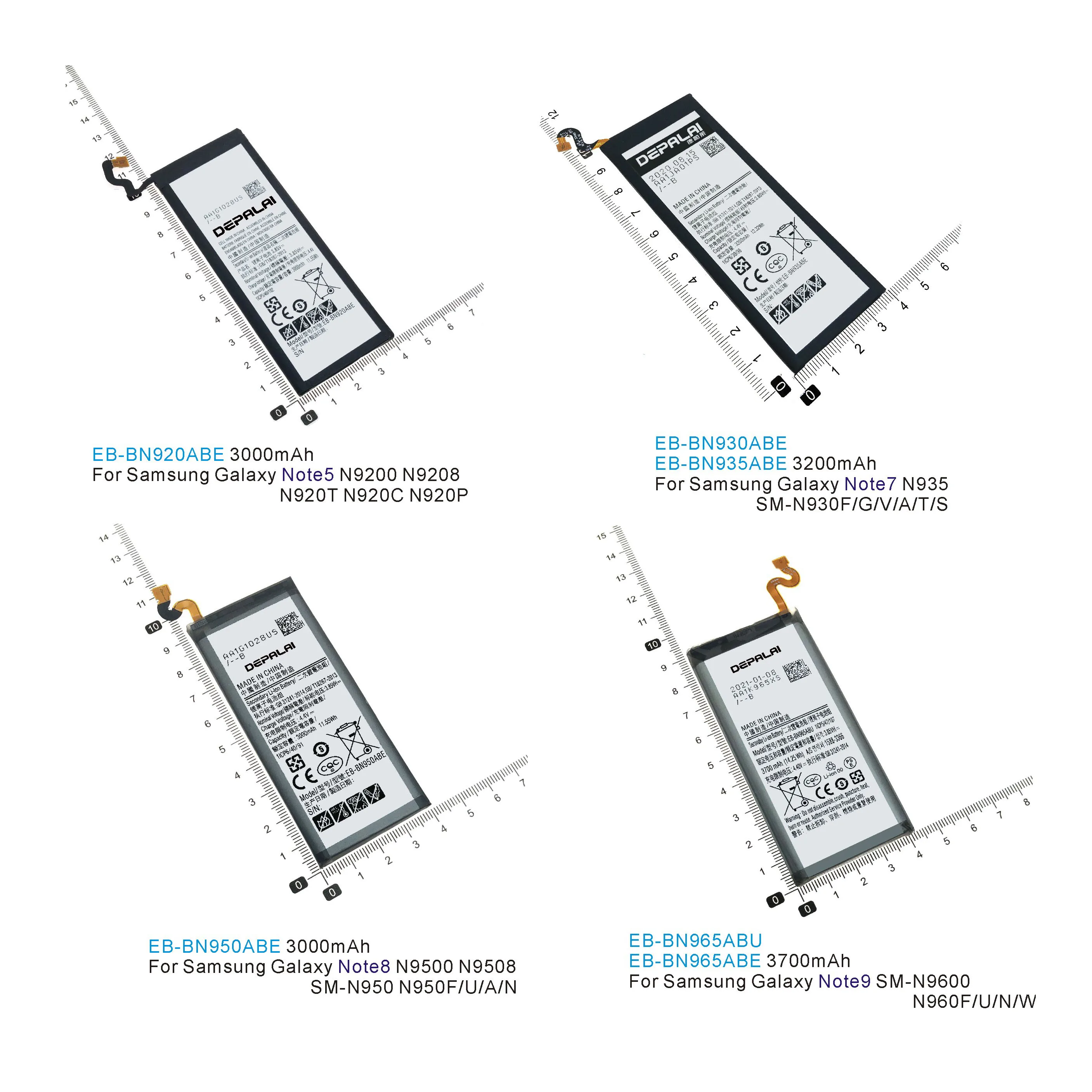 EB-BN920ABE EB-BN930ABE EB-BN935ABE EB-BN950ABE EB-BN965ABU батарея для Samsung Galaxy Note5 Note 7, 8, 9, N9200 N9208 N9500 N9600
EB-BN920ABE EB-BN930ABE EB-BN935ABE EB-BN950ABE EB-BN965ABU батарея для Samsung Galaxy Note5 Note 7, 8, 9, N9200 N9208 N9500 N9600