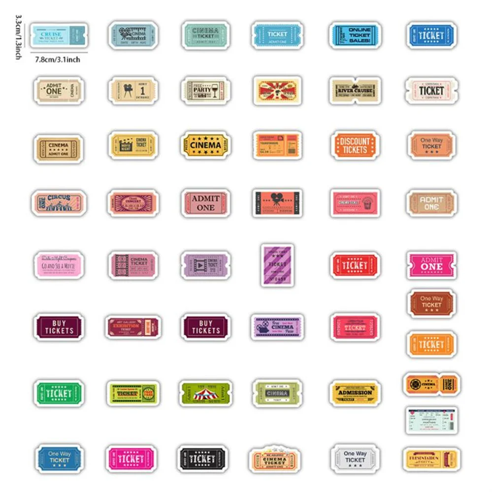 10/30/50PCS Creative Retro Aviation Boarding Pass Ticket Sticker Waterproof Helmet Guitar Sticker Graffiti Decoration Wholesale
10/30/50PCS Creative Retro Aviation Boarding Pass Ticket Sticker Waterproof Helmet Guitar Sticker Graffiti Decoration Wholesale