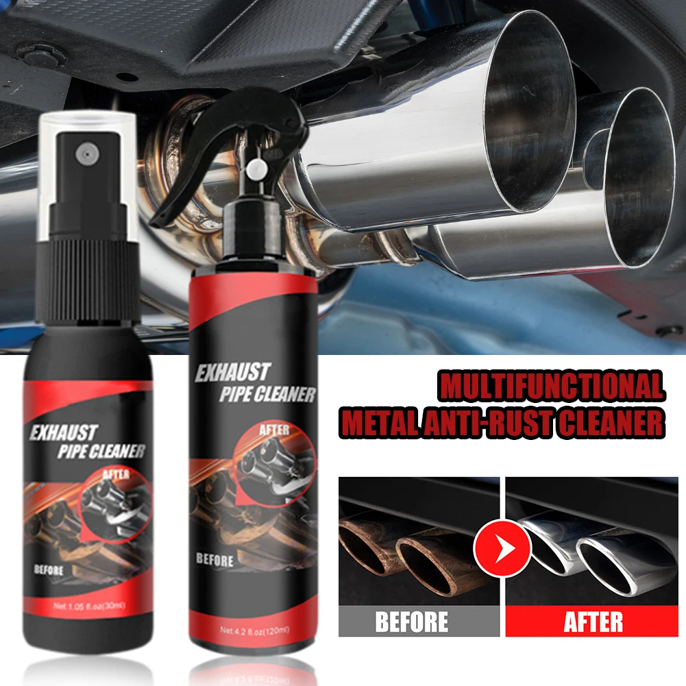Rust Remover Car Exhaust Pipe Cleaner Anti-Rust Spray Agent Metal Surface Rust Cleaner Multi-Purpose Car Maintenance with Tool
Rust Remover Car Exhaust Pipe Cleaner Anti-Rust Spray Agent Metal Surface Rust Cleaner Multi-Purpose Car Maintenance with Tool