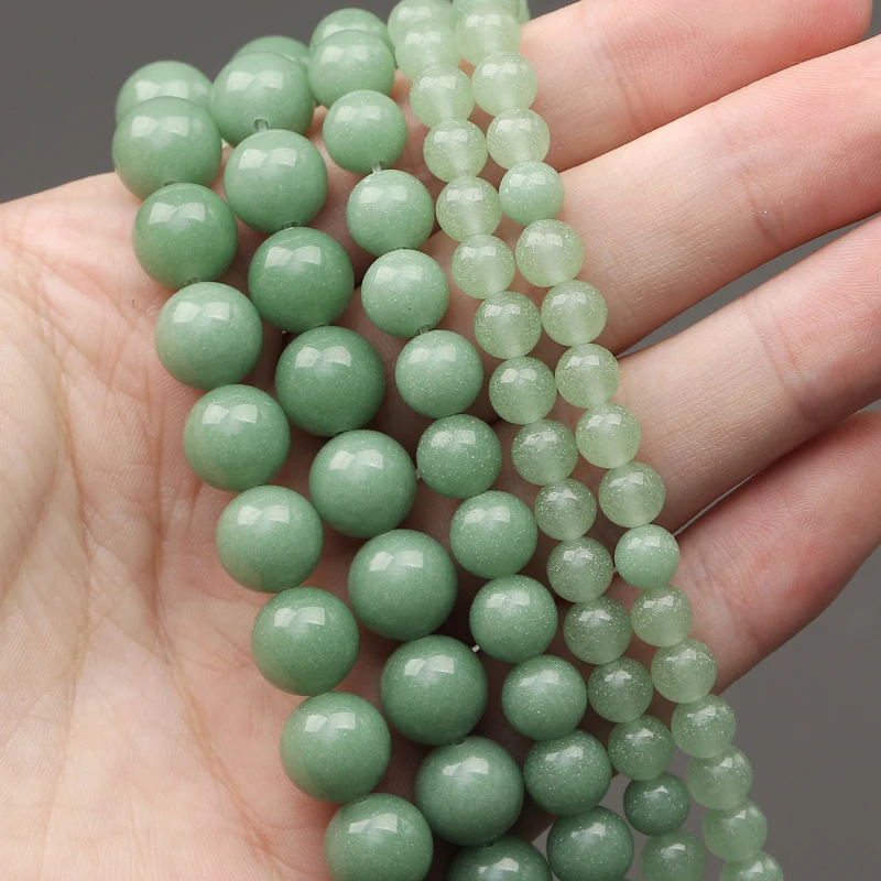 Hesiod Natural Green Luminous Stone Beads Round Loose Beads 6/8/10mm Pick Size for Jewelry DIY Making Bracelet Necklace
Hesiod Natural Green Luminous Stone Beads Round Loose Beads 6/8/10mm Pick Size for Jewelry DIY Making Bracelet Necklace