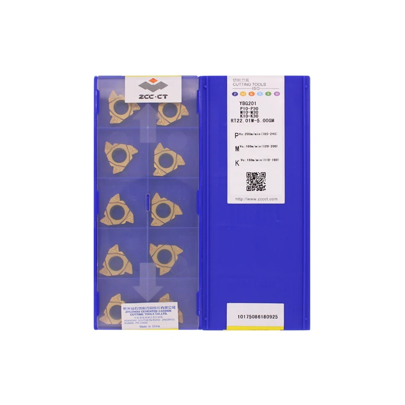 Вставки для токарной обработки ZCCCT RT22.01W-5.00GM YBG201, 10 шт.
Вставки для токарной обработки ZCCCT RT22.01W-5.00GM YBG201, 10 шт.