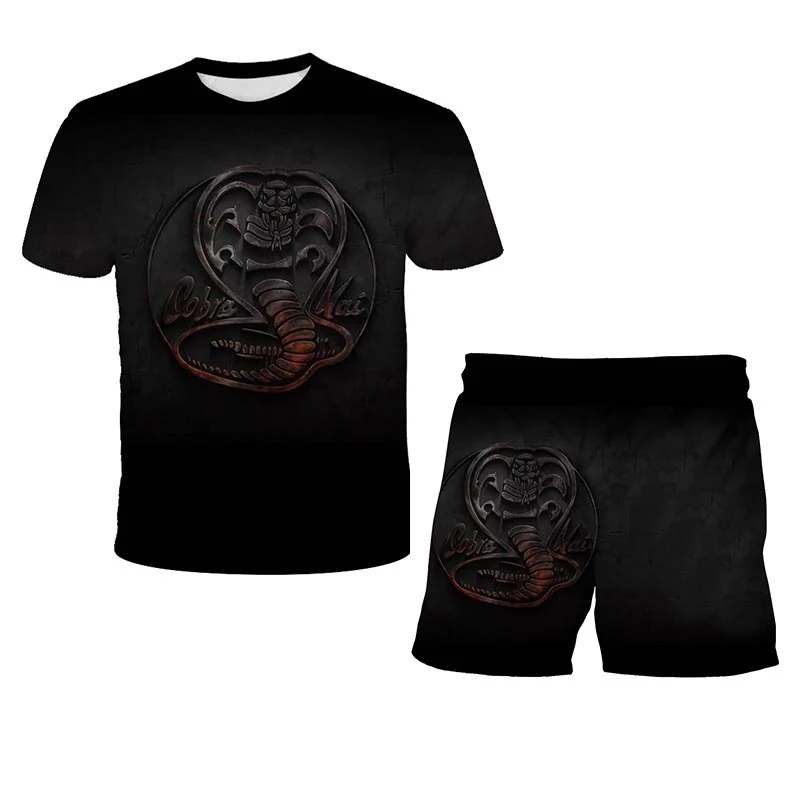 COBRA KAI T-Shirts Girls Boys Summer Cotton Tops Tees Print O-Neck T Shirt Boy Fashion Christmas Cool Tshirts Shorts Suit 2021
COBRA KAI T-Shirts Girls Boys Summer Cotton Tops Tees Print O-Neck T Shirt Boy Fashion Christmas Cool Tshirts Shorts Suit 2021