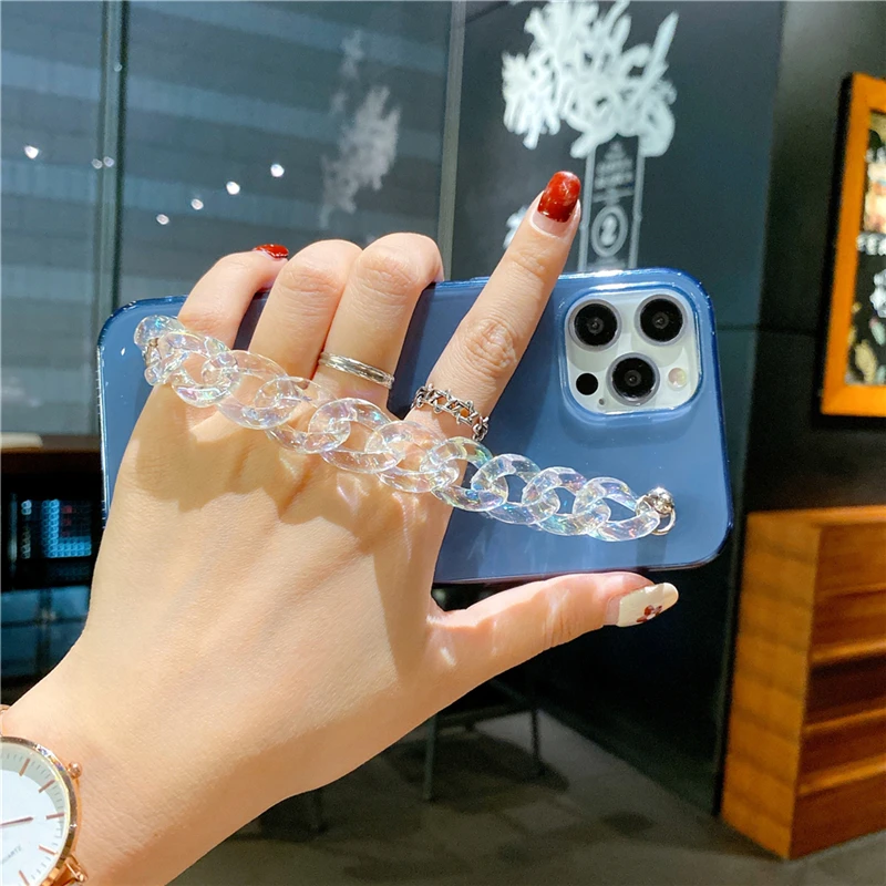 Colorful Wrist Chain Case For iPhone 11 12 Pro Max 12 Mini 7 8 Plus SE2020 X XR XS Max Clear Soft Bracelet Shockproof Back Cover
Colorful Wrist Chain Case For iPhone 11 12 Pro Max 12 Mini 7 8 Plus SE2020 X XR XS Max Clear Soft Bracelet Shockproof Back Cover