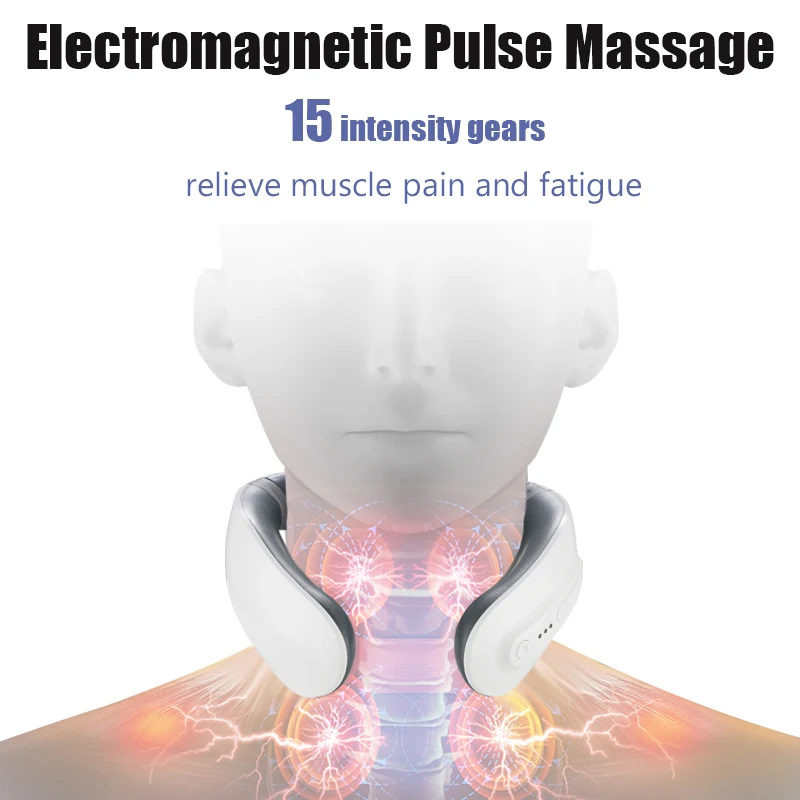 Electric Neck Massager Pulse Back Shoulder Kneading Machine Heating Health Care Cervical Relax Apparatus Pain Relief Tool
Electric Neck Massager Pulse Back Shoulder Kneading Machine Heating Health Care Cervical Relax Apparatus Pain Relief Tool