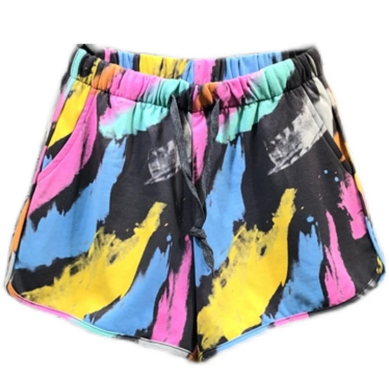 2021 Summer Cotton Shorts Mujer Colorful Tie Dye Loose Street Style Bottom Cool Girls Short Wide Leg Pants Rainbow Shorts Women
2021 Summer Cotton Shorts Mujer Colorful Tie Dye Loose Street Style Bottom Cool Girls Short Wide Leg Pants Rainbow Shorts Women