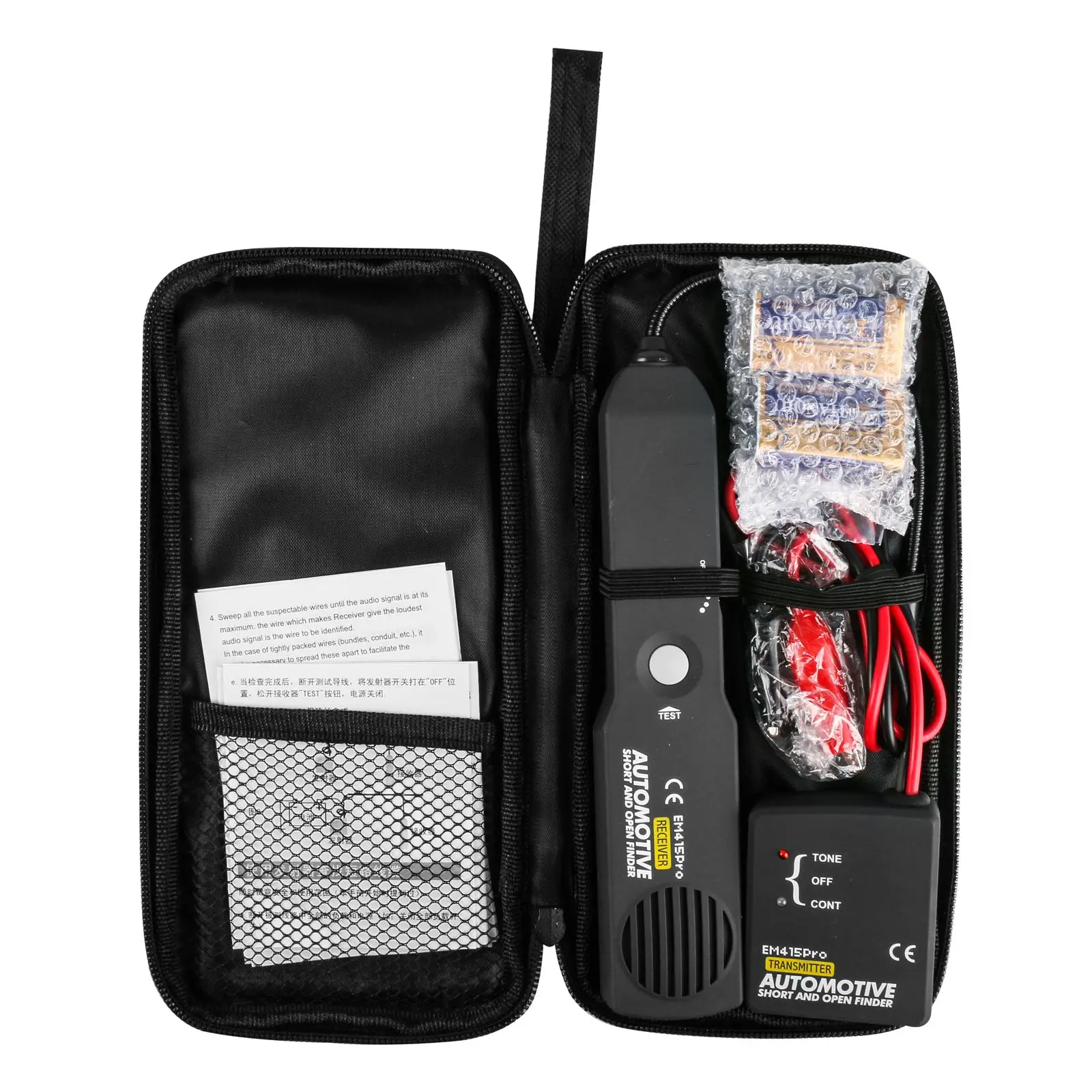 EM415PRO Automotive Cable Wire Tracker Short Open Circuit Finder Tester Car Vehicle Repair Detector Tracer Diagnose Tone Line
EM415PRO Automotive Cable Wire Tracker Short Open Circuit Finder Tester Car Vehicle Repair Detector Tracer Diagnose Tone Line