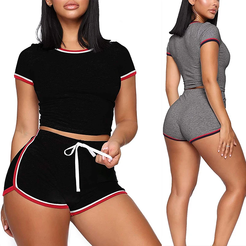 Summer Women Sports Set Yoga Gym Clothes Set Woman 2 Pieces Fitness Workout Clothes Quick-Drying T-shirt Leggings Female Clothin
Summer Women Sports Set Yoga Gym Clothes Set Woman 2 Pieces Fitness Workout Clothes Quick-Drying T-shirt Leggings Female Clothin