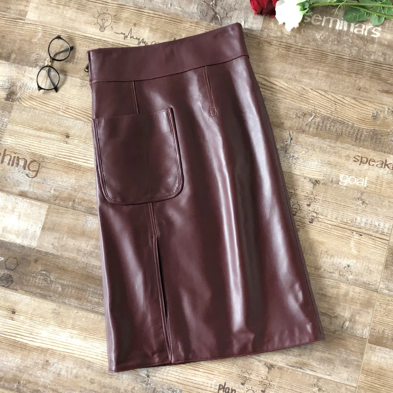 2020 New Womens Sheepskin Skirt Black High Waist Skirt Womens Hip Skirt Stylish Slim Midi Skirt
2020 New Womens Sheepskin Skirt Black High Waist Skirt Womens Hip Skirt Stylish Slim Midi Skirt
