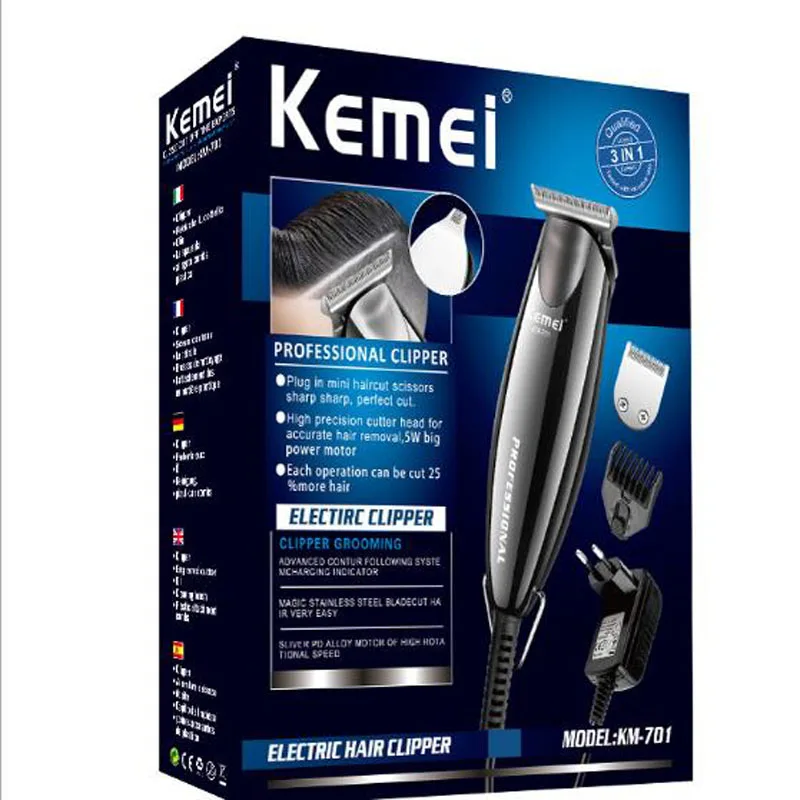 

Kemei KM-701 new engraving trimming push white artifact oil head electric hair clipper hair clipper hair clipper