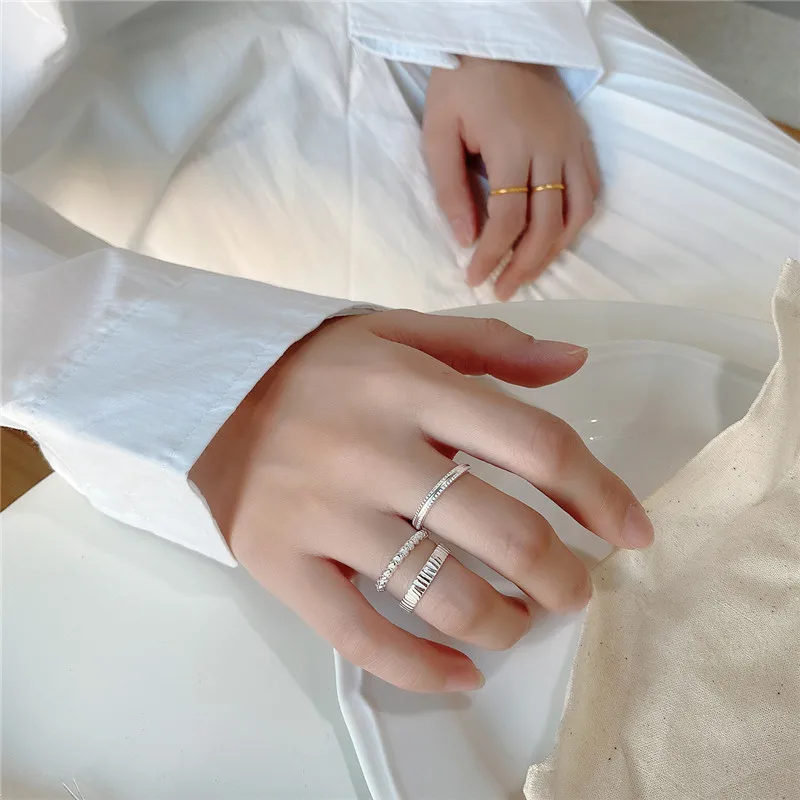 RUIYI Real 925 Sterling Silver Tail Ring Minimalist Female Small Silver Rings For Women Fashion Wedding Jewelry Birthday Gifts
RUIYI Real 925 Sterling Silver Tail Ring Minimalist Female Small Silver Rings For Women Fashion Wedding Jewelry Birthday Gifts