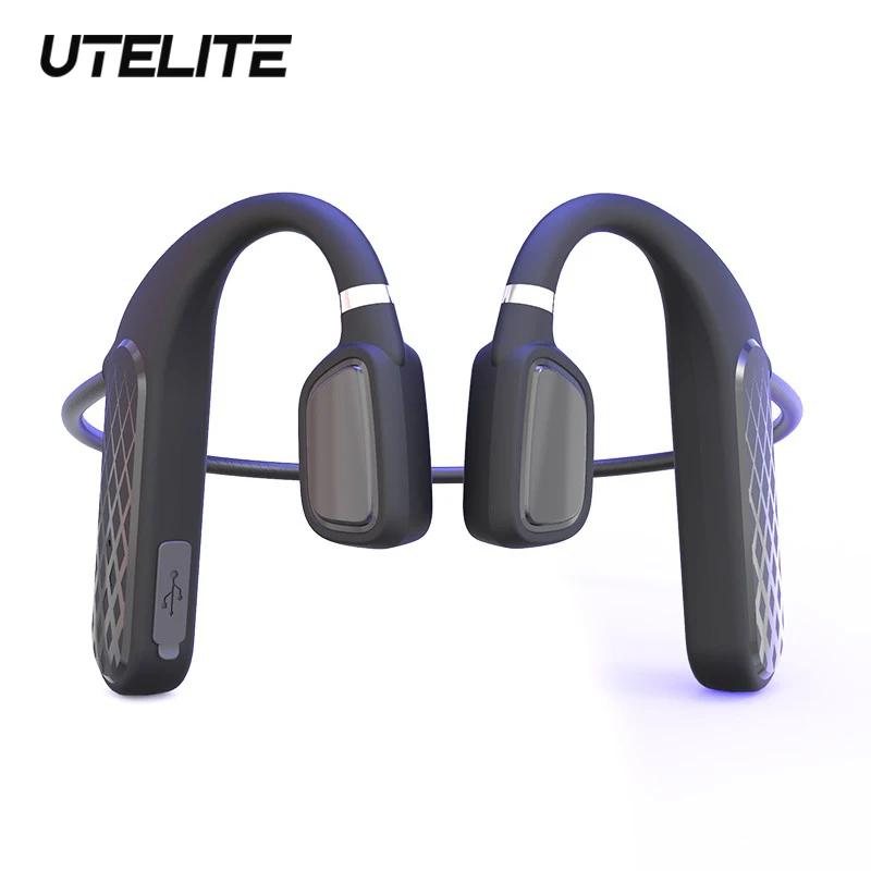 UTELITE Wireless Bone Conduction Earphone Bluetooth Headset Button Control Headphone with Microphone Waterproof Sports Earbuds
UTELITE Wireless Bone Conduction Earphone Bluetooth Headset Button Control Headphone with Microphone Waterproof Sports Earbuds