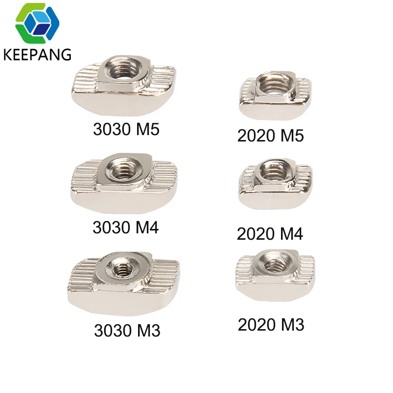 20/50pcs M3/M4/M5/M6 for 20 30 Series Slot T-nut Sliding T Nut Hammer Drop In Nut Fasten Connector 2020 Aluminum
20/50pcs M3/M4/M5/M6 for 20 30 Series Slot T-nut Sliding T Nut Hammer Drop In Nut Fasten Connector 2020 Aluminum