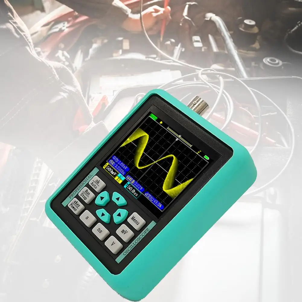 50% Hot Sales!!! Digital Oscilloscope Handheld Waveform Storage Multimeter Portable Scope Meter with 100MHz Bandwidth Car Repair
50% Hot Sales!!! Digital Oscilloscope Handheld Waveform Storage Multimeter Portable Scope Meter with 100MHz Bandwidth Car Repair