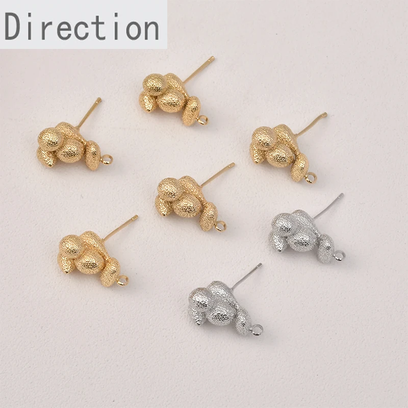 Copper-plated 14K gold-coated irregular shaped frosted lava belt earrings diy handmade earrings ear jewelry accessories
Copper-plated 14K gold-coated irregular shaped frosted lava belt earrings diy handmade earrings ear jewelry accessories