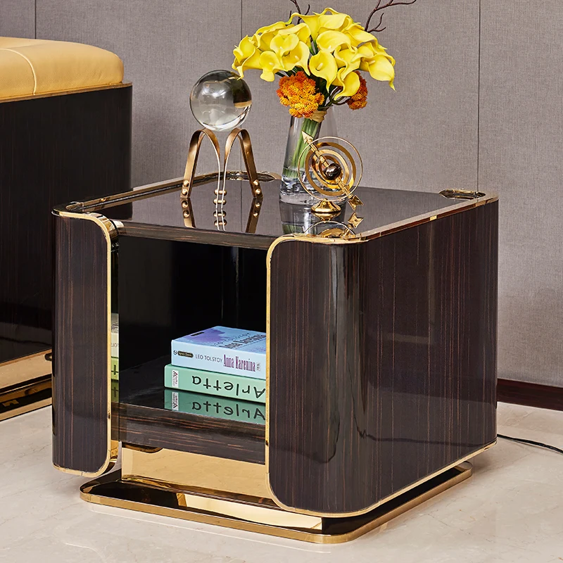 Italian light luxury corner a few ebony skin living room locker side table postmodern square small coffee table sofa side table
Italian light luxury corner a few ebony skin living room locker side table postmodern square small coffee table sofa side table