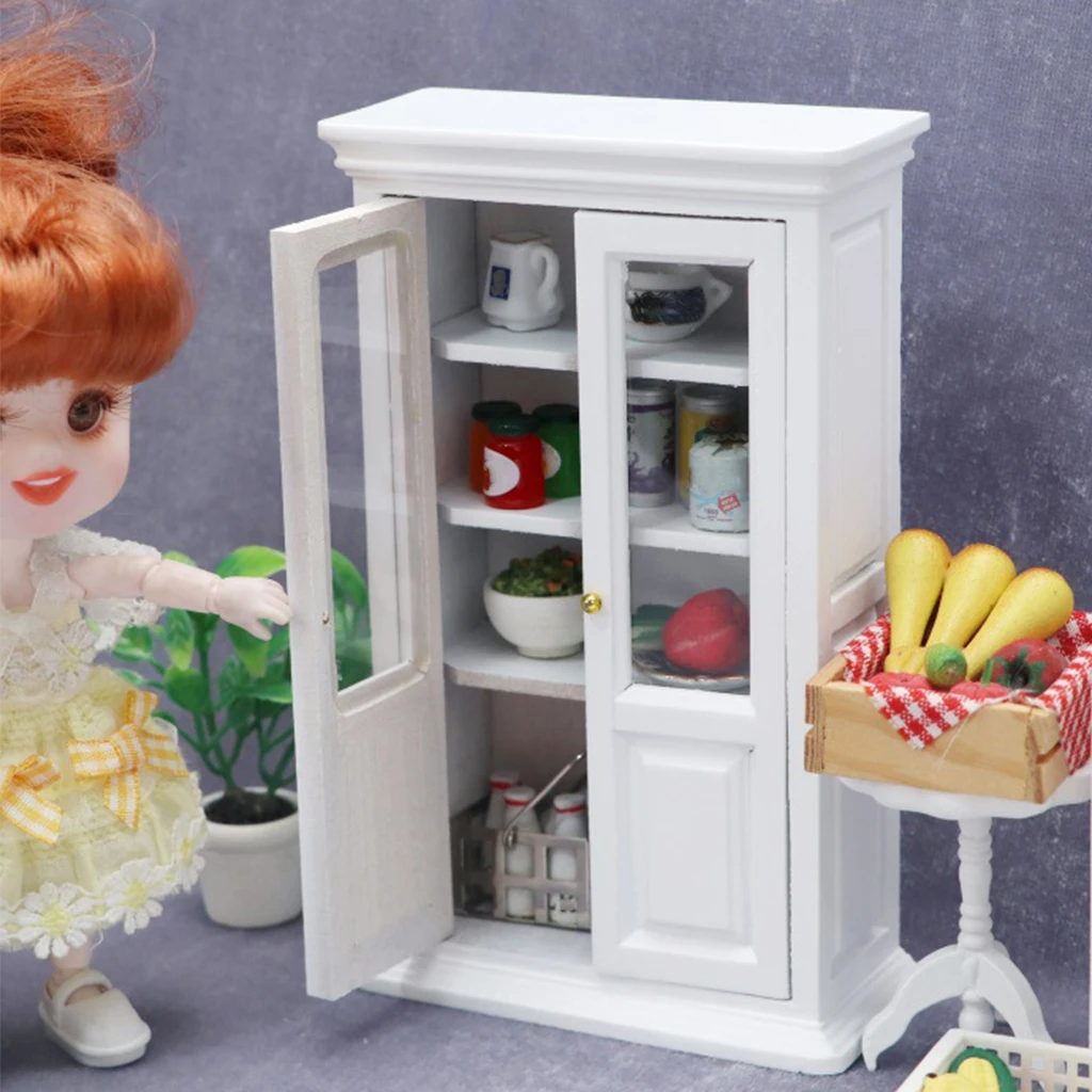 1:12 Dollhouse Miniature Furniture Wooden Bookcase Cabinet Dolls House Accessories
1:12 Dollhouse Miniature Furniture Wooden Bookcase Cabinet Dolls House Accessories