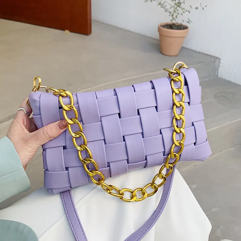 Luxury brand Designer Chain Handbag Purses Woven Women's Crossbody Shoulder bag 2021 New PU Leather Ladies Messenger Bag
Luxury brand Designer Chain Handbag Purses Woven Women's Crossbody Shoulder bag 2021 New PU Leather Ladies Messenger Bag