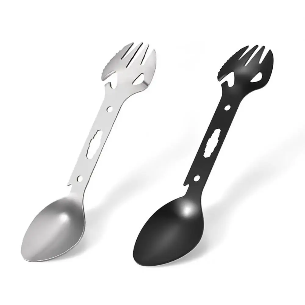 6 in 1 Multifunctional Stainless Steel Spoon Fork Bottle Opener Sawtooth Cutter Sawtooth Cutter
6 in 1 Multifunctional Stainless Steel Spoon Fork Bottle Opener Sawtooth Cutter Sawtooth Cutter