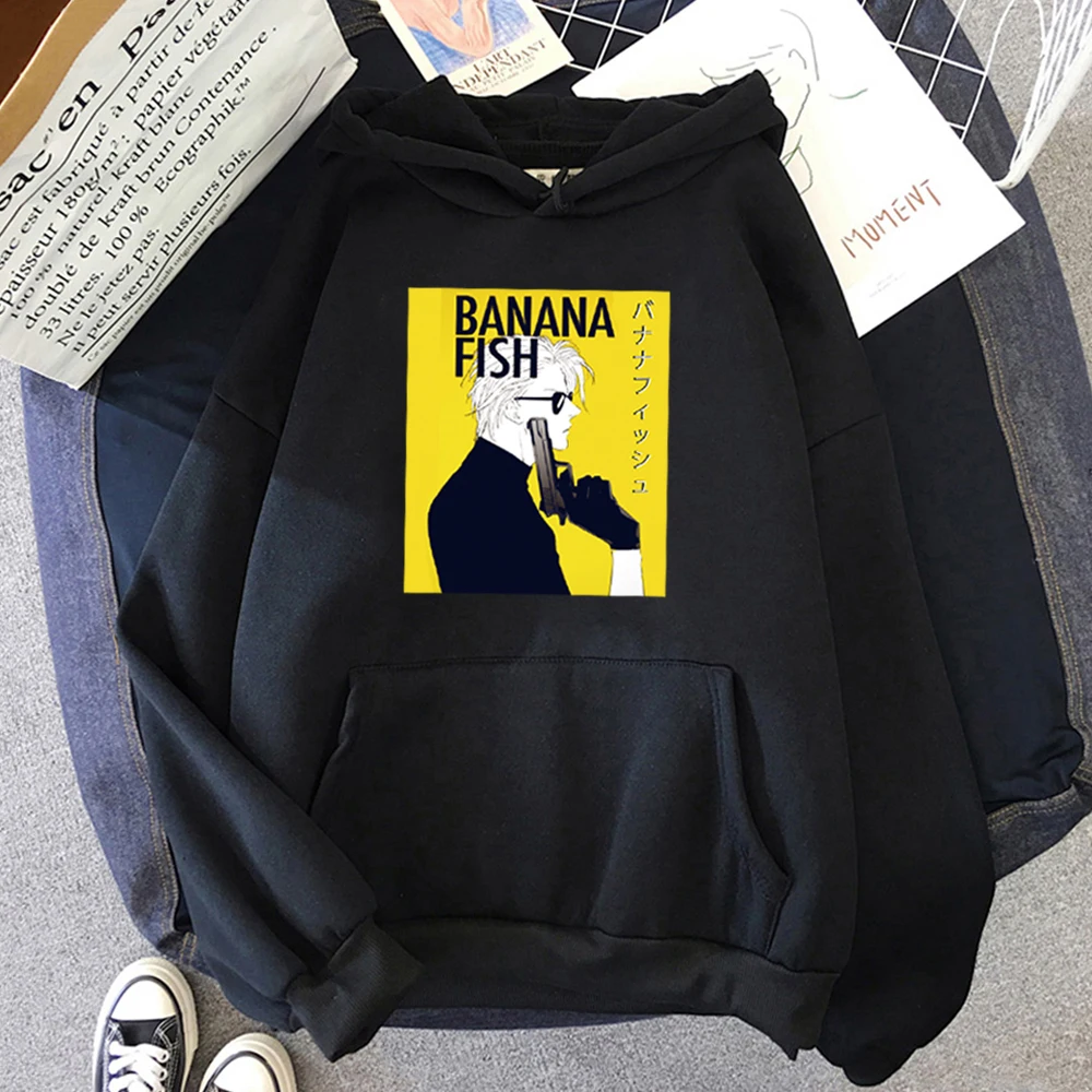Banana Fish Anime Hoodie Women Colors 12 Ash Lynx and Okumura Eiji Carton Print Cool Tops Trendy Oversized Streetwear Swearshirt
Banana Fish Anime Hoodie Women Colors 12 Ash Lynx and Okumura Eiji Carton Print Cool Tops Trendy Oversized Streetwear Swearshirt