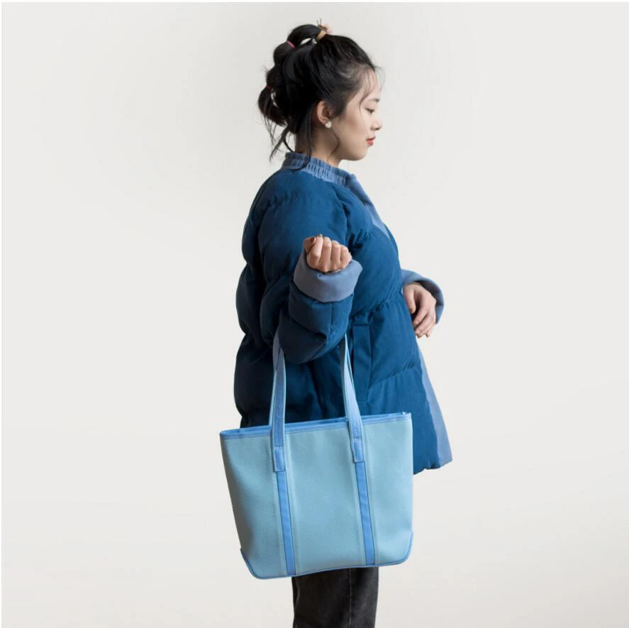 Jelly Green Light Blue Colors Girl canvas one shoulder Bag carrying sweet fresh Japanese style Handbag light art zipper bag
Jelly Green Light Blue Colors Girl canvas one shoulder Bag carrying sweet fresh Japanese style Handbag light art zipper bag