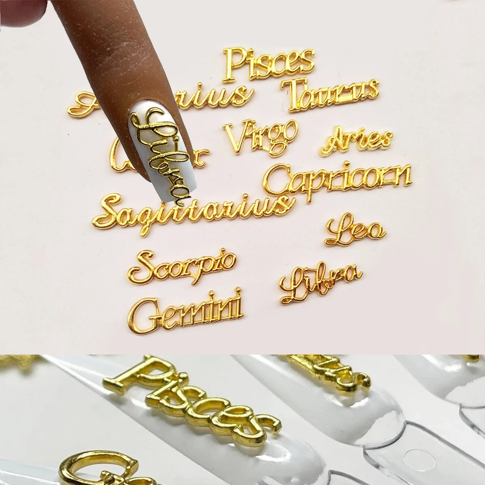 12 Pcs/Bag Constellations Nail Art Mobile Phone Decoration English Letters Pendant Crystal DIY Products Retro Alloy Accessories
12 Pcs/Bag Constellations Nail Art Mobile Phone Decoration English Letters Pendant Crystal DIY Products Retro Alloy Accessories