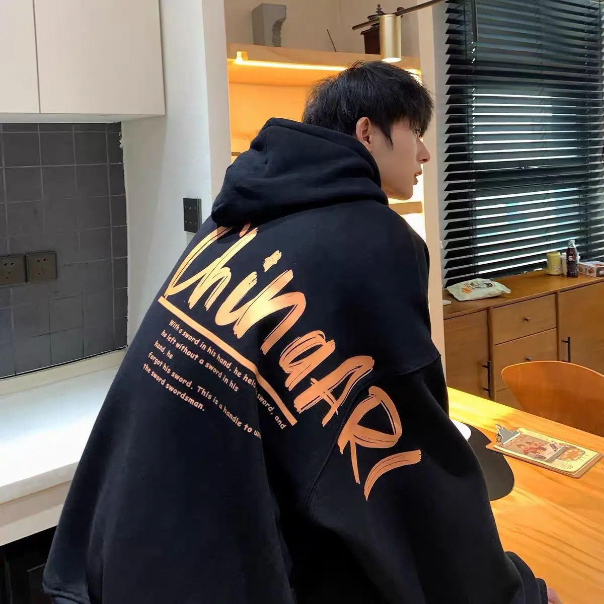 Sweater Men's Hooded Autumn and Winter Plus Velvet Thickening High Street Ns Large Size Loose Top Coat Men's Clothing
Sweater Men's Hooded Autumn and Winter Plus Velvet Thickening High Street Ns Large Size Loose Top Coat Men's Clothing