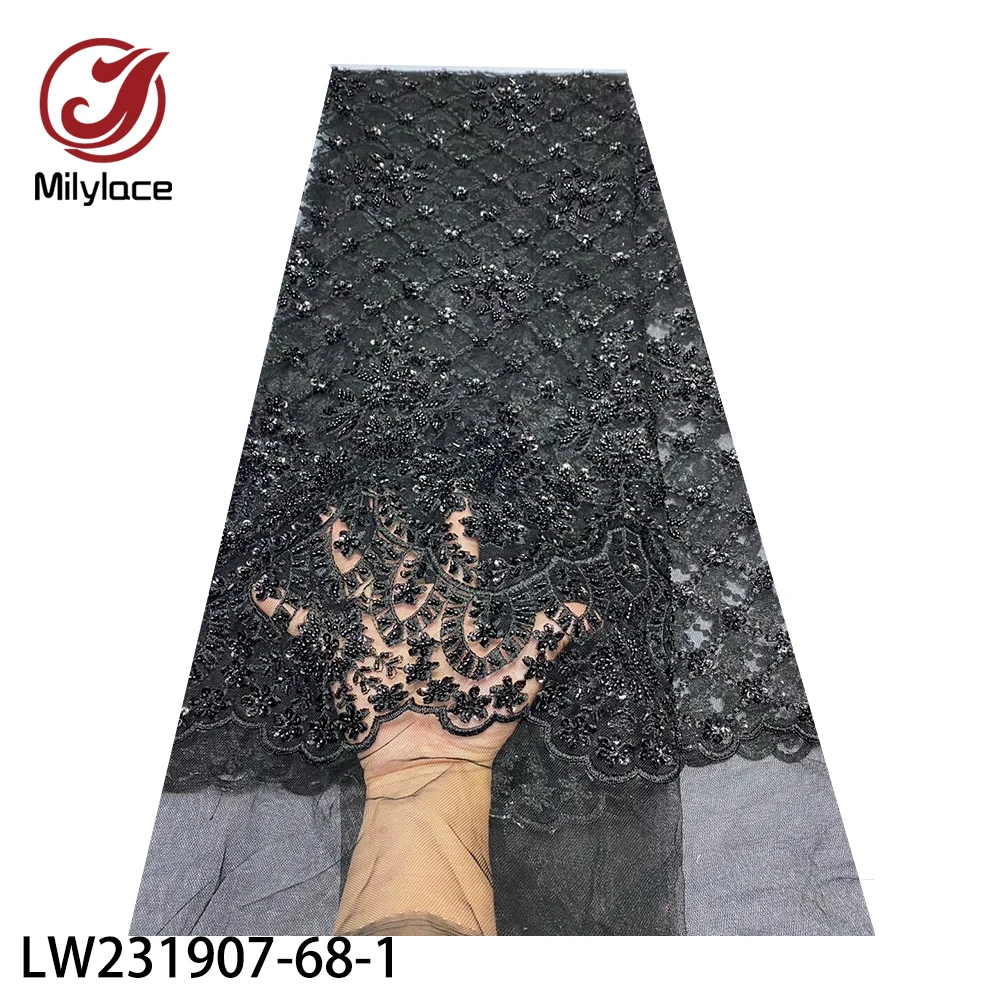 New Wedding Lace Handmade Beads Lace Fabrics High Quality Heavy Beaded Lace Fabric for Dresses LW231907-68
New Wedding Lace Handmade Beads Lace Fabrics High Quality Heavy Beaded Lace Fabric for Dresses LW231907-68