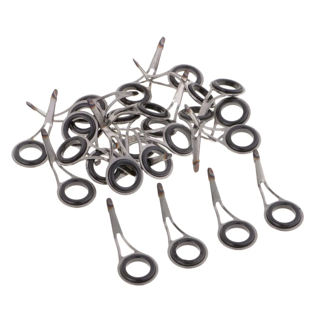 75Pcs Saltwater Fishing Rod Tip Stainless Steel Guides Rings Repair Kit DIY Variety of Sizes Spinning Pole Accessories
75Pcs Saltwater Fishing Rod Tip Stainless Steel Guides Rings Repair Kit DIY Variety of Sizes Spinning Pole Accessories