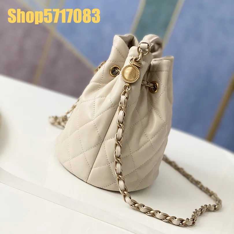 female leather 2021 classic diamond check retro drawstring bucket bag designer shoulder bag
female leather 2021 classic diamond check retro drawstring bucket bag designer shoulder bag