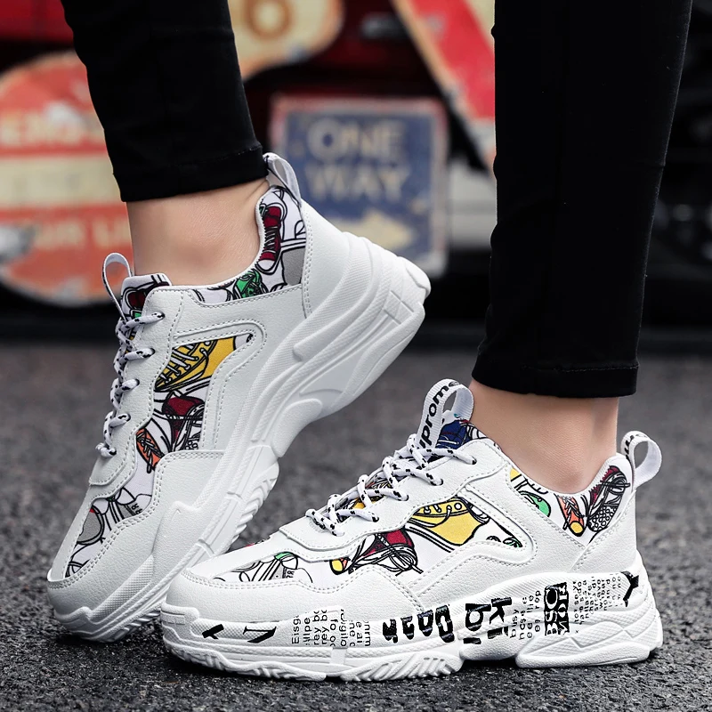 2020 New Sneakers Women Summer Woman Casual Fashion Shoes Graffiti Flats Ladies Vulcanized Shoes White Sneakers Zapatos Mujer
2020 New Sneakers Women Summer Woman Casual Fashion Shoes Graffiti Flats Ladies Vulcanized Shoes White Sneakers Zapatos Mujer