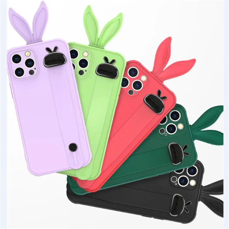 Cute Rabbit Ears Silicone Solid Candy Color Cover for iPhone 12 pro max 12mini Bunny Ear Phone Cases for iPhone 11 11 pro max
Cute Rabbit Ears Silicone Solid Candy Color Cover for iPhone 12 pro max 12mini Bunny Ear Phone Cases for iPhone 11 11 pro max