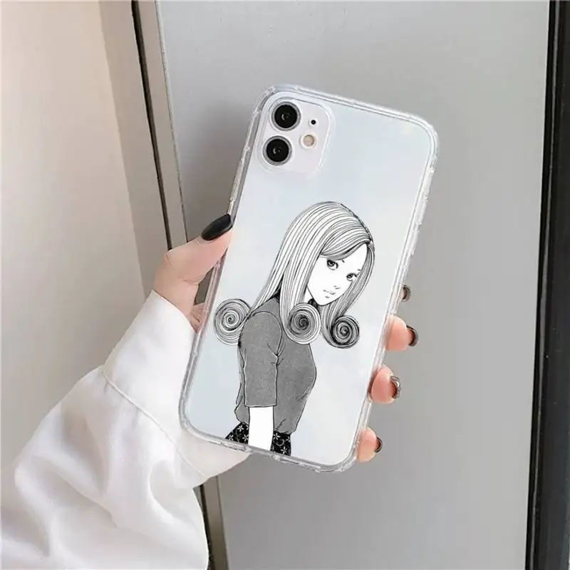 Junji Ito Collection Tees Horror Phone Case Transparent for iPhone 11 12 mini pro XS MAX 8 7 6 6S Plus X 5S SE 2020 XR
Junji Ito Collection Tees Horror Phone Case Transparent for iPhone 11 12 mini pro XS MAX 8 7 6 6S Plus X 5S SE 2020 XR