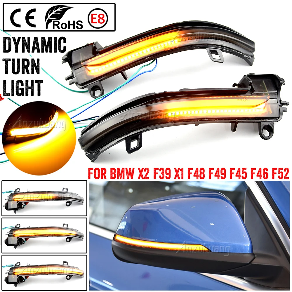 Сине-желтый светодиодный динамический поворотник для BMW X2 X1 F48 F49 1/2 Series F45 F46 F52
Сине-желтый светодиодный динамический поворотник для BMW X2 X1 F48 F49 1/2 Series F45 F46 F52