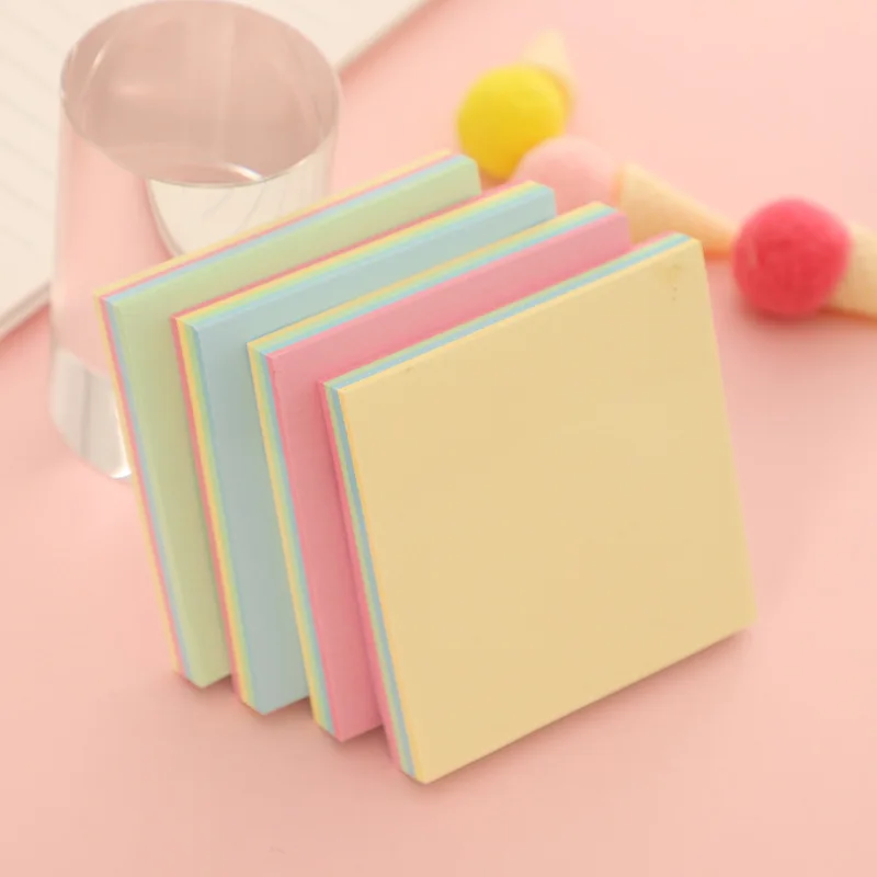 100 sheets 76*76mm Size color paper Memo Pad Sticky Notes Bookmark Point it Marker Memo Sticker Office School Supplies Notebooks
100 sheets 76*76mm Size color paper Memo Pad Sticky Notes Bookmark Point it Marker Memo Sticker Office School Supplies Notebooks