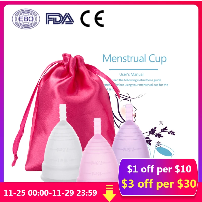 5Pcs Medical Grade Menstrual Cup Menstrual Silicone Period Cup Copa Menstrual Medical Reusable Lady Cup Women Feminine Hygiene
5Pcs Medical Grade Menstrual Cup Menstrual Silicone Period Cup Copa Menstrual Medical Reusable Lady Cup Women Feminine Hygiene